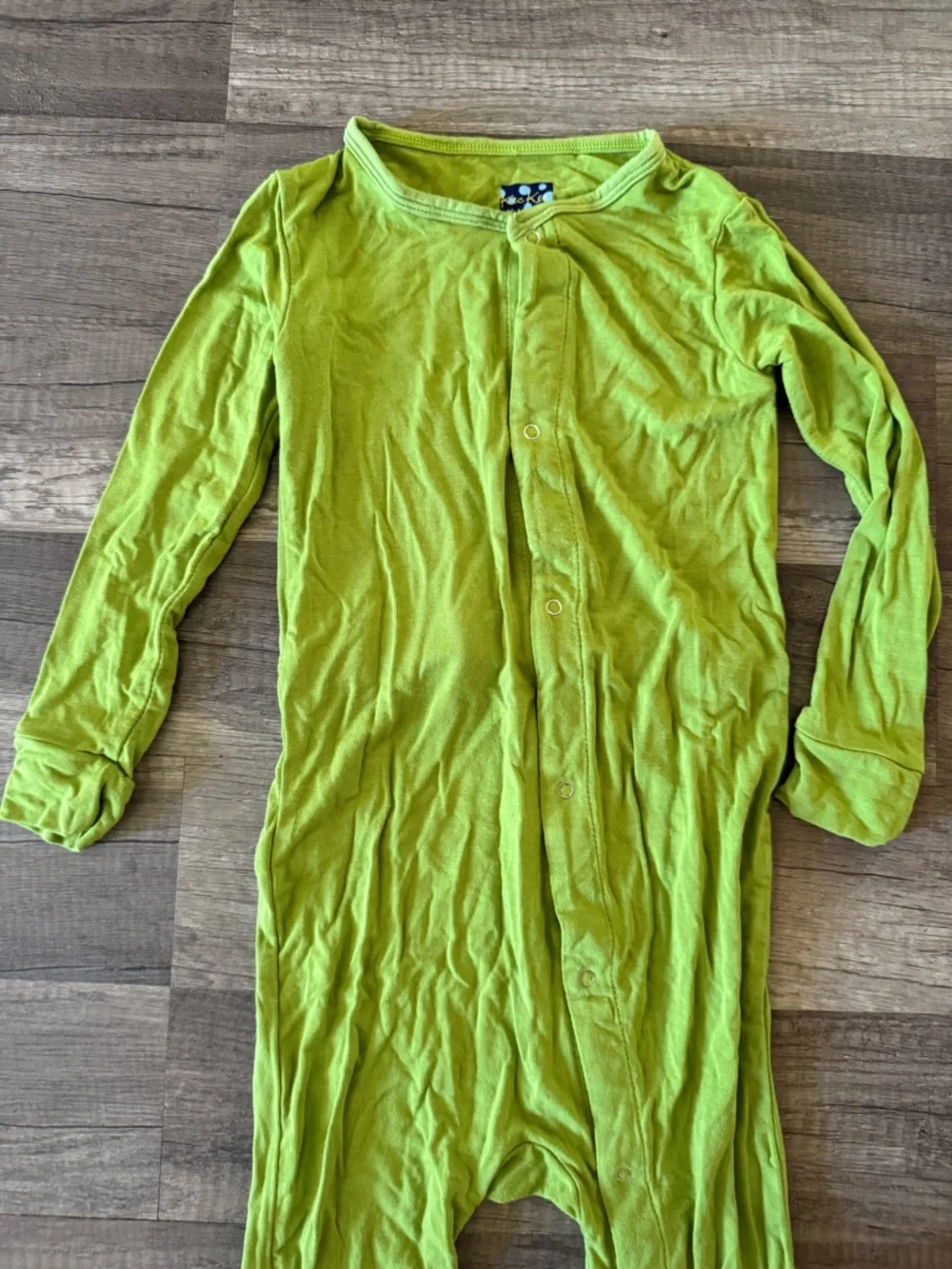 Kickee green pajama